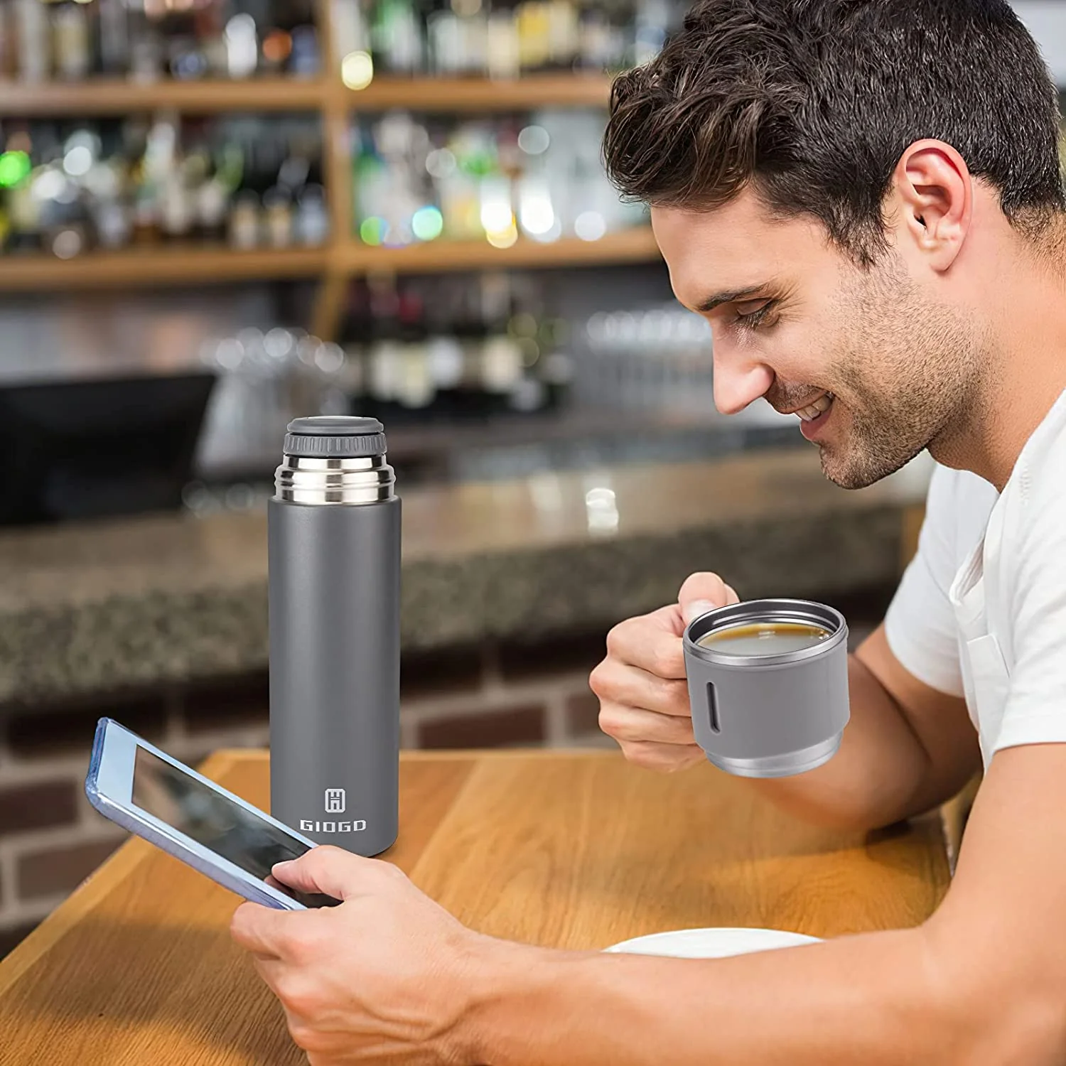 Stainless Steel Water Bottle Vacuum Flasks Insulated Cup 500ml - Image 4