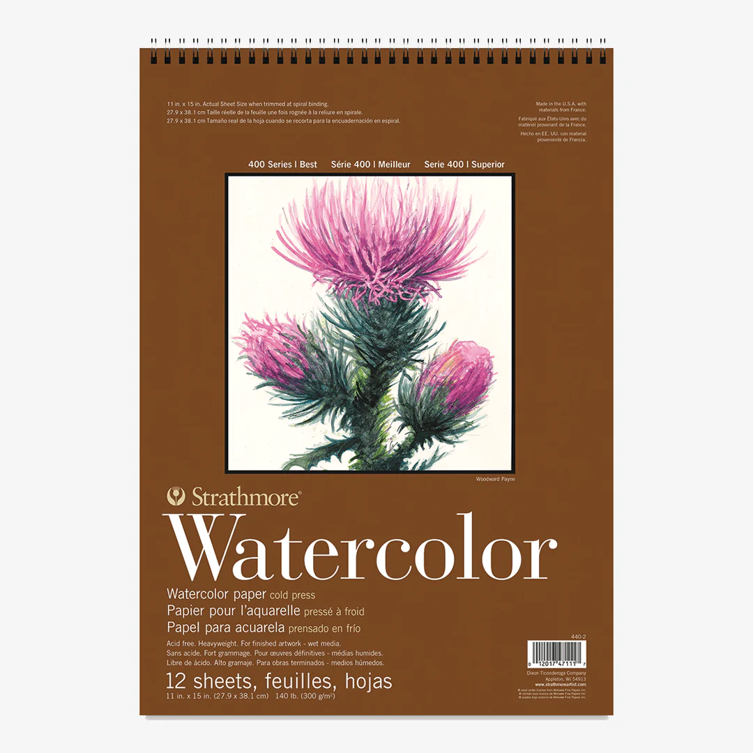 Strathmore Series 400 Watercolor Pad 300 gsm - Image 2