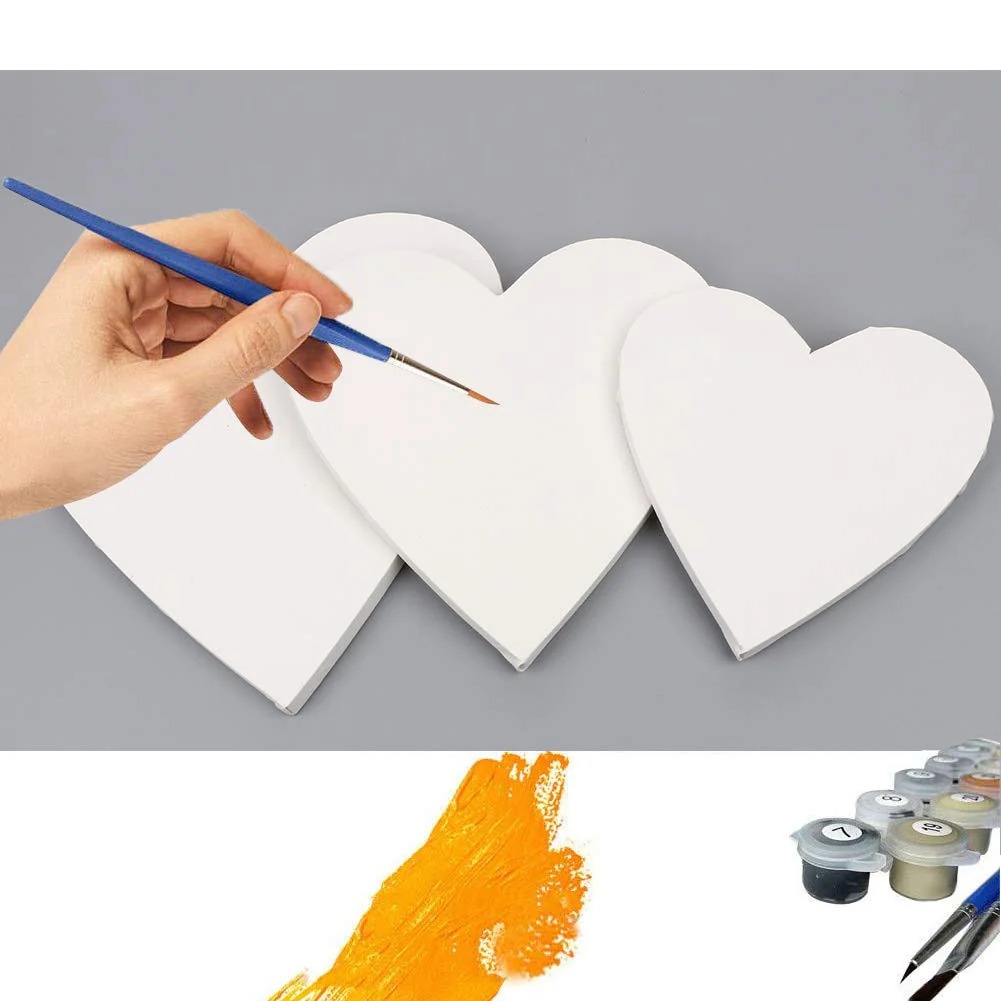 Superb Board Heart Shape Artist Canvas Board - Image 2