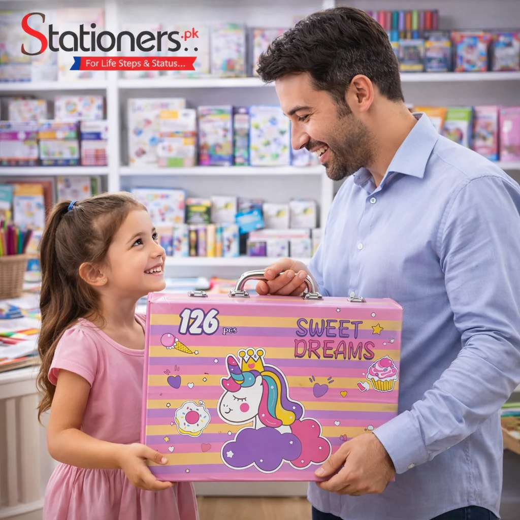 Sweet Dreams Unicorn 126pcs Art Set – Kids Coloring & Drawing Kit - Image 3