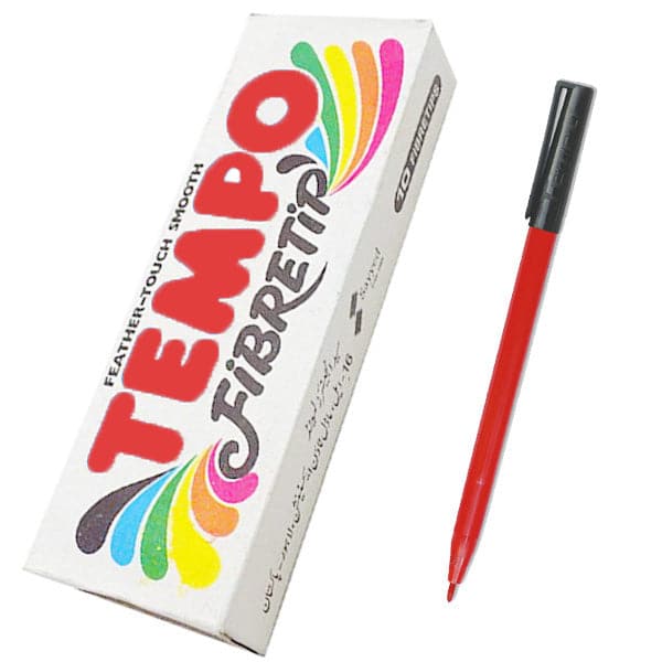 Tempo Fiber Tip Marker Pack of 10 - Image 4