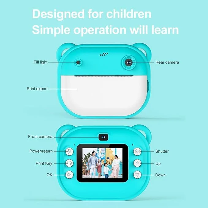 Thermal Printing HD Shooting and Digital Children Camera Photography - Image 5