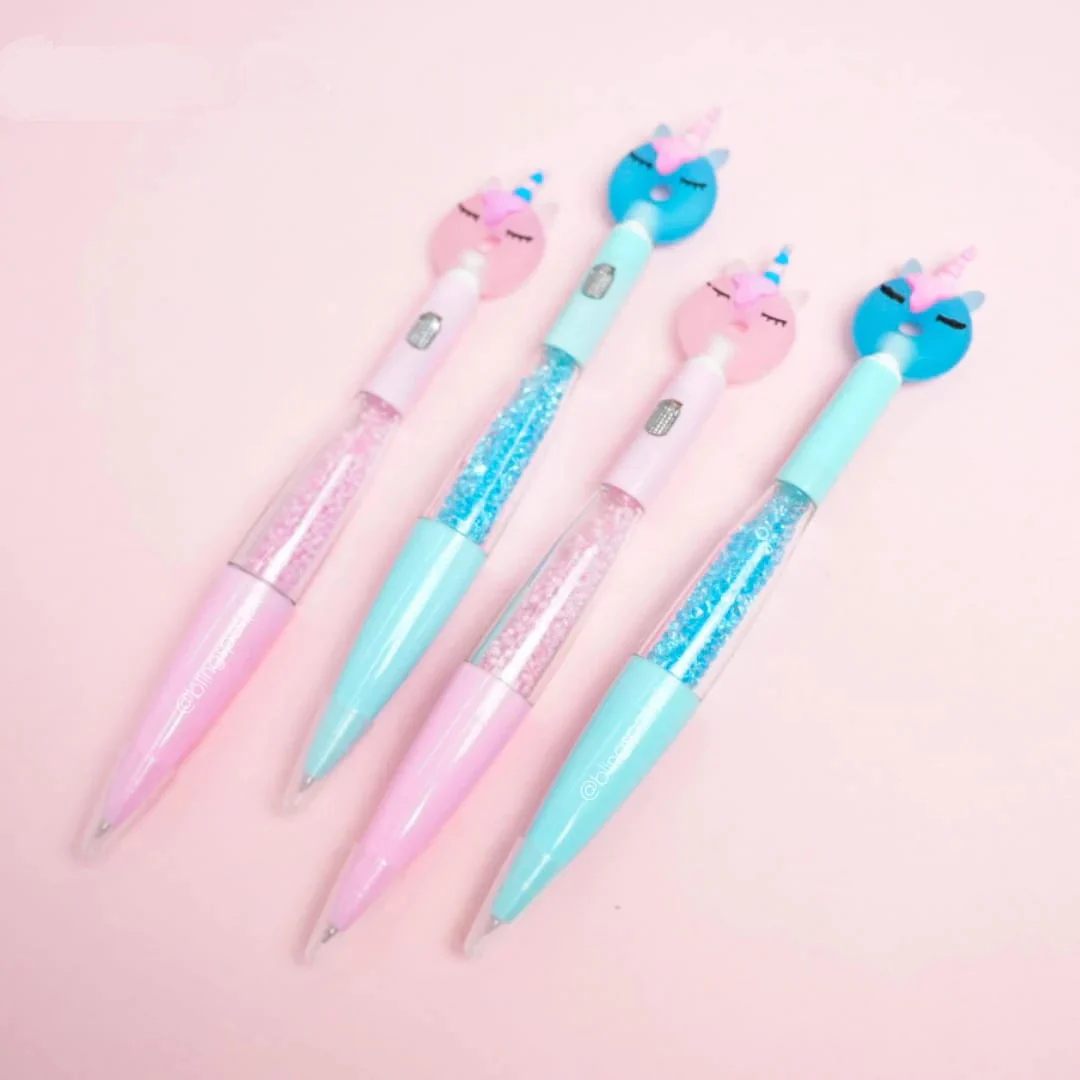 Unicorn Crystal Donut Light Gel Pen - Image 2