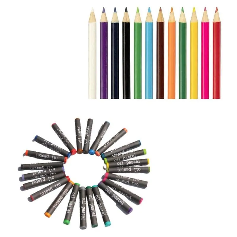 Wooden 68 Pcs Kids Painting Art Kit - Image 4