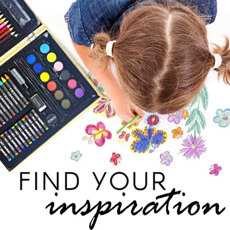 Wooden 68 Pcs Kids Painting Art Kit - Image 8