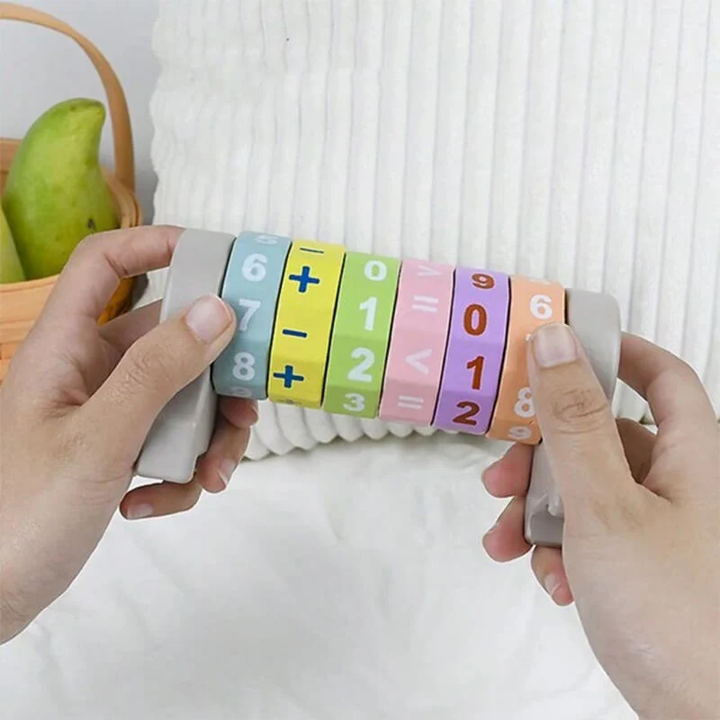 Wooden Arithmetic Cylindrical Rubik's Cube - Image 4
