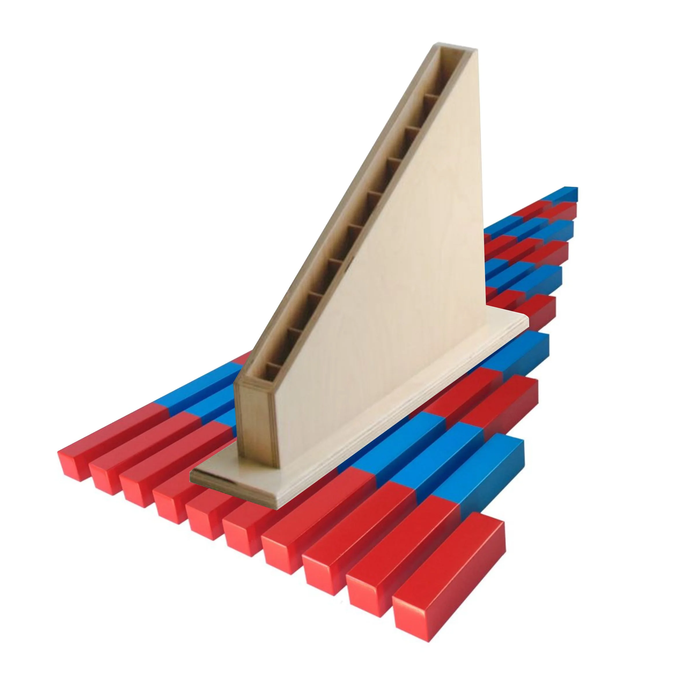 Wooden Stand for Long Red Rods & Numerical Rods - Image 2