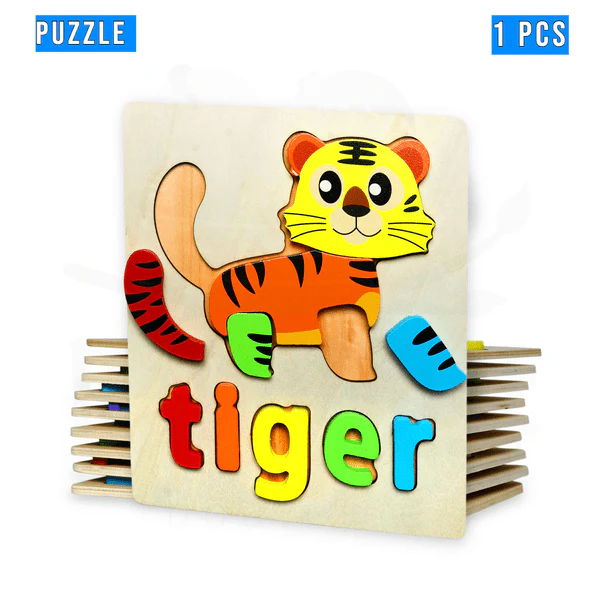 Wooden Toddler Puzzles for Kids Single Piece - Image 6