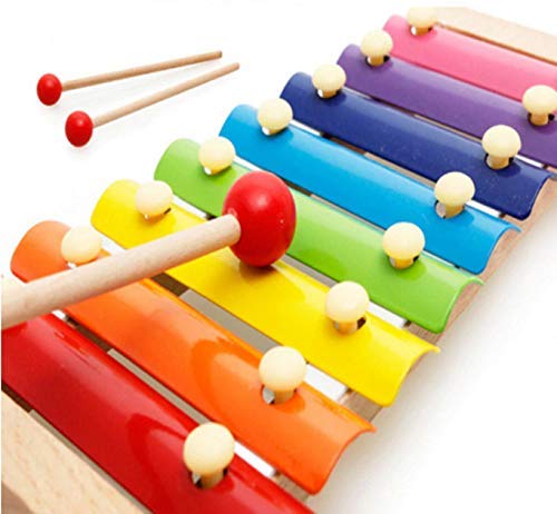 Wooden Xylophone with 8 Notes Musical Toy - Image 5